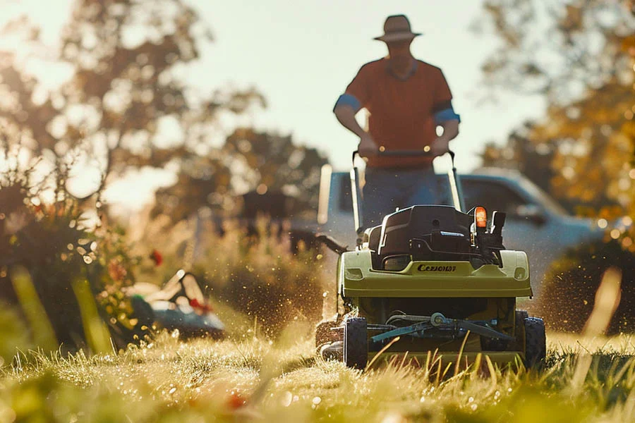 battery cordless lawn mower